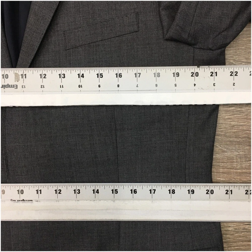 J CREW LUDLOW Mens Wool Blazer Sport Coat Casual Jacket Size 42L‎ Gray Suit
